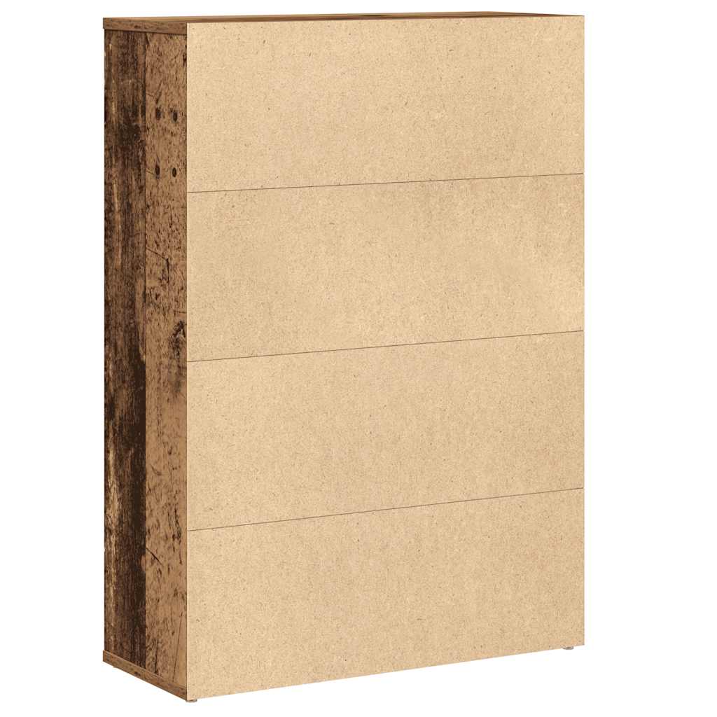 Libreria Legno Vecchio 60x24x85 cm in Truciolato