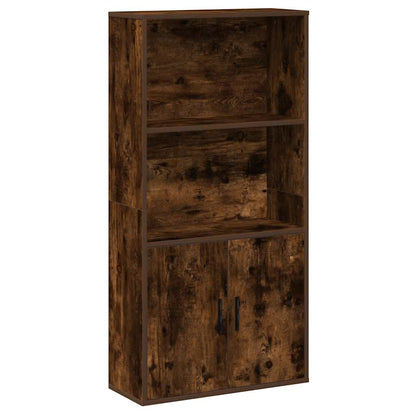Libreria Rovere Fumo 60x24x120 cm in Truciolato | homemem39