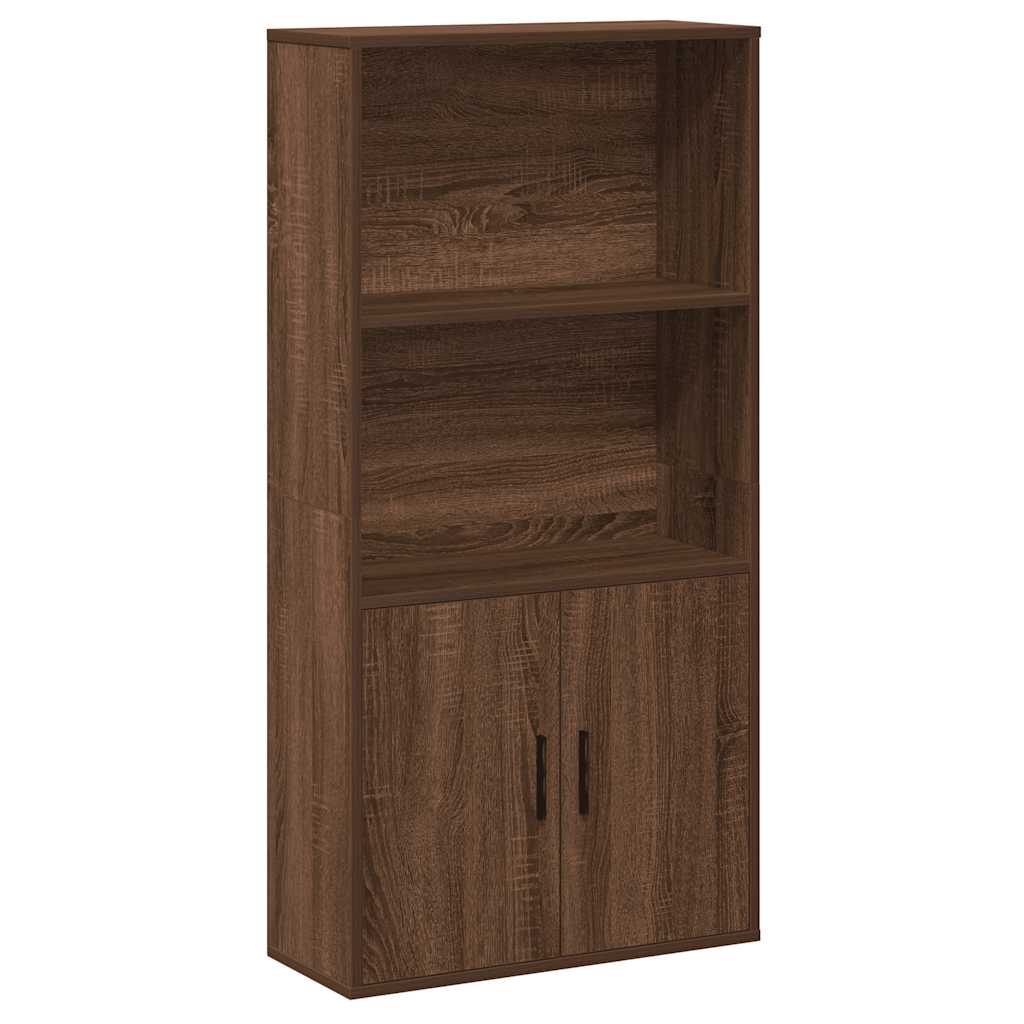 Libreria Rovere Marrone 60x24x120 cm in Legno Multistrato | homemem39