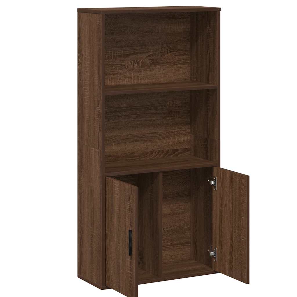 Libreria Rovere Marrone 60x24x120 cm in Legno Multistrato | homemem39