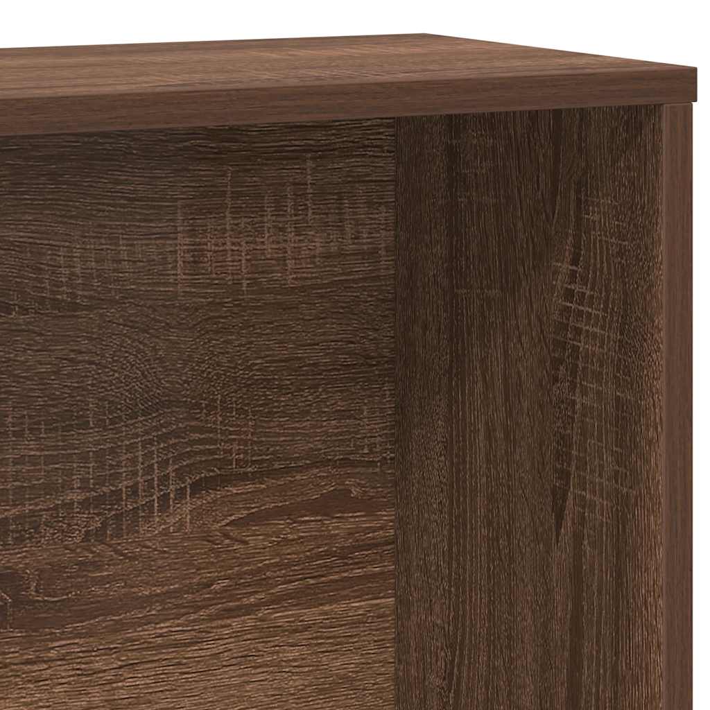 Libreria Rovere Marrone 60x24x120 cm in Legno Multistrato | homemem39