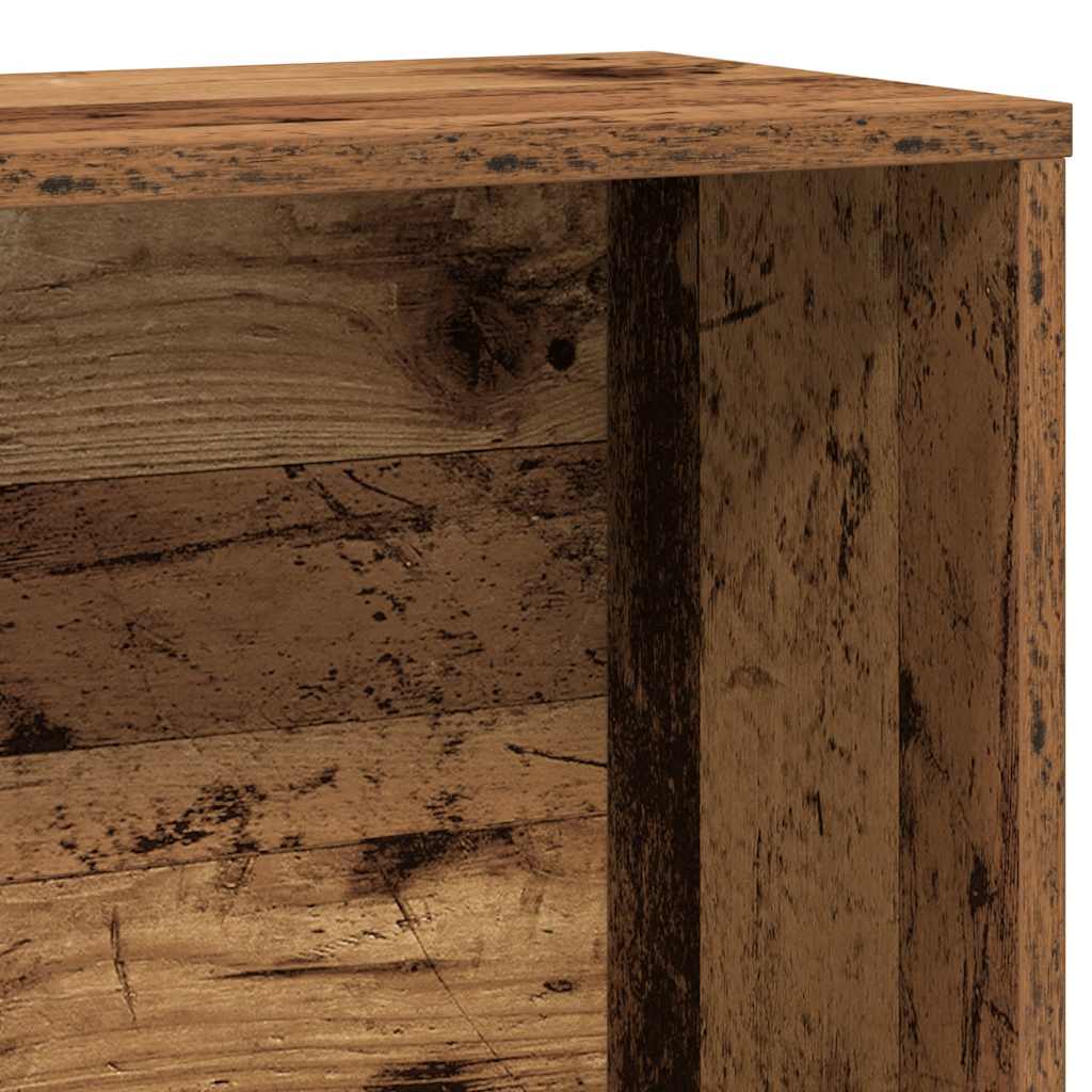 Libreria Legno Vecchio 60x24x120 cm in Legno Multistrato | homemem39