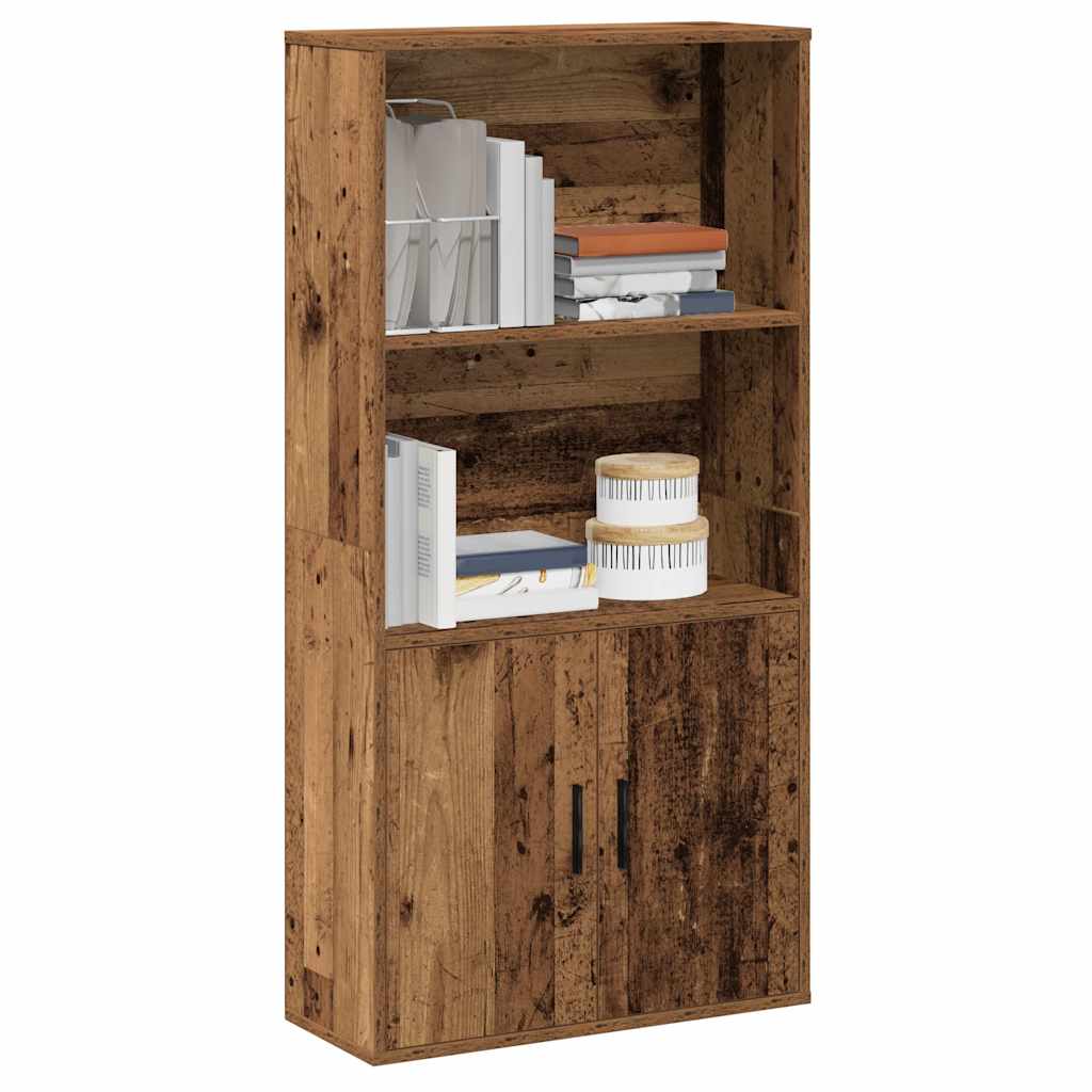 Libreria Legno Vecchio 60x24x120 cm in Legno Multistrato | homemem39