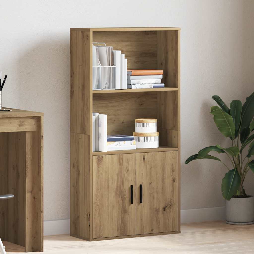 Libreria Rovere Artigianale 60x24x120 cm in Truciolato | homemem39