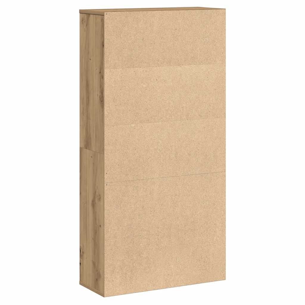 Libreria Rovere Artigianale 60x24x120 cm in Truciolato | homemem39