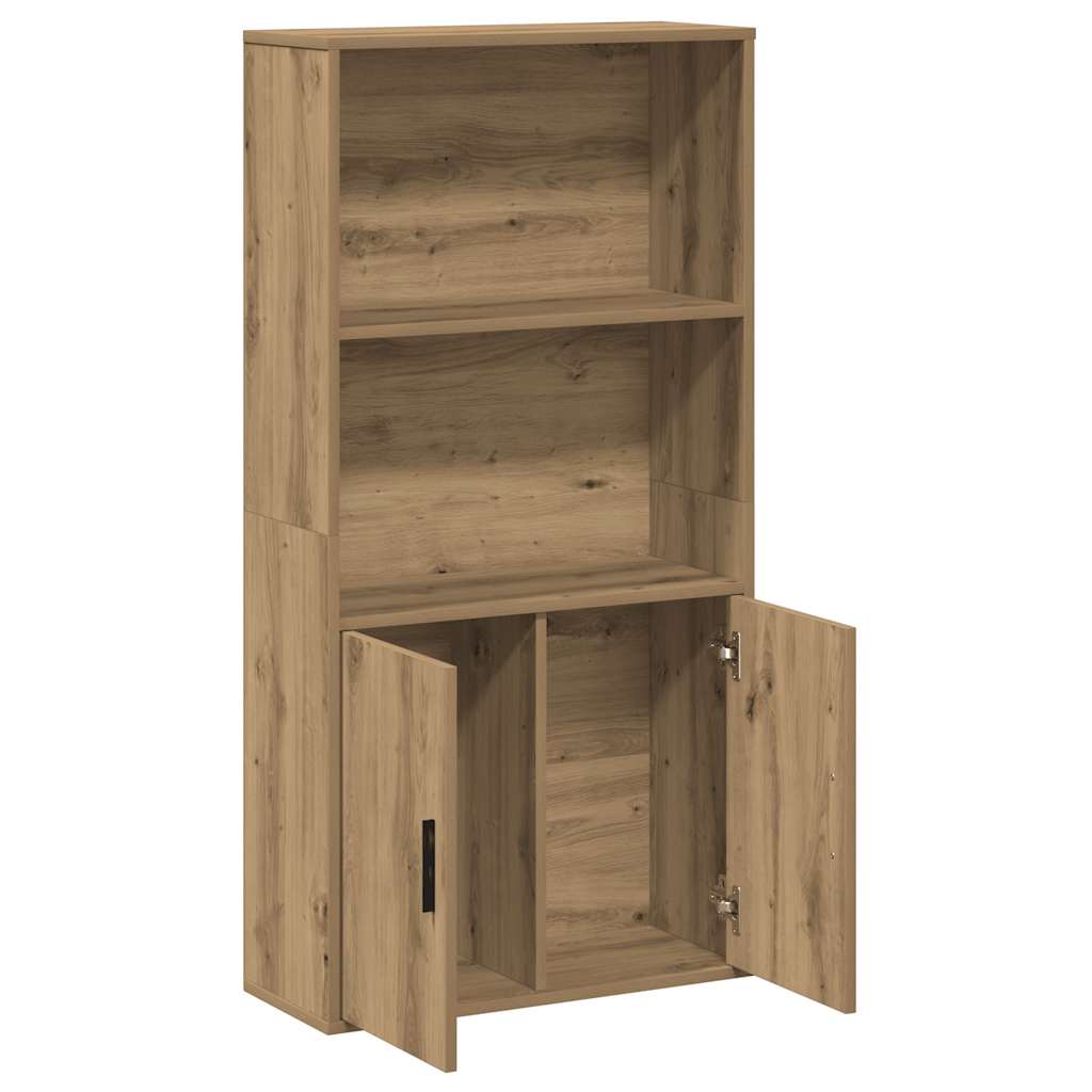 Libreria Rovere Artigianale 60x24x120 cm in Truciolato | homemem39