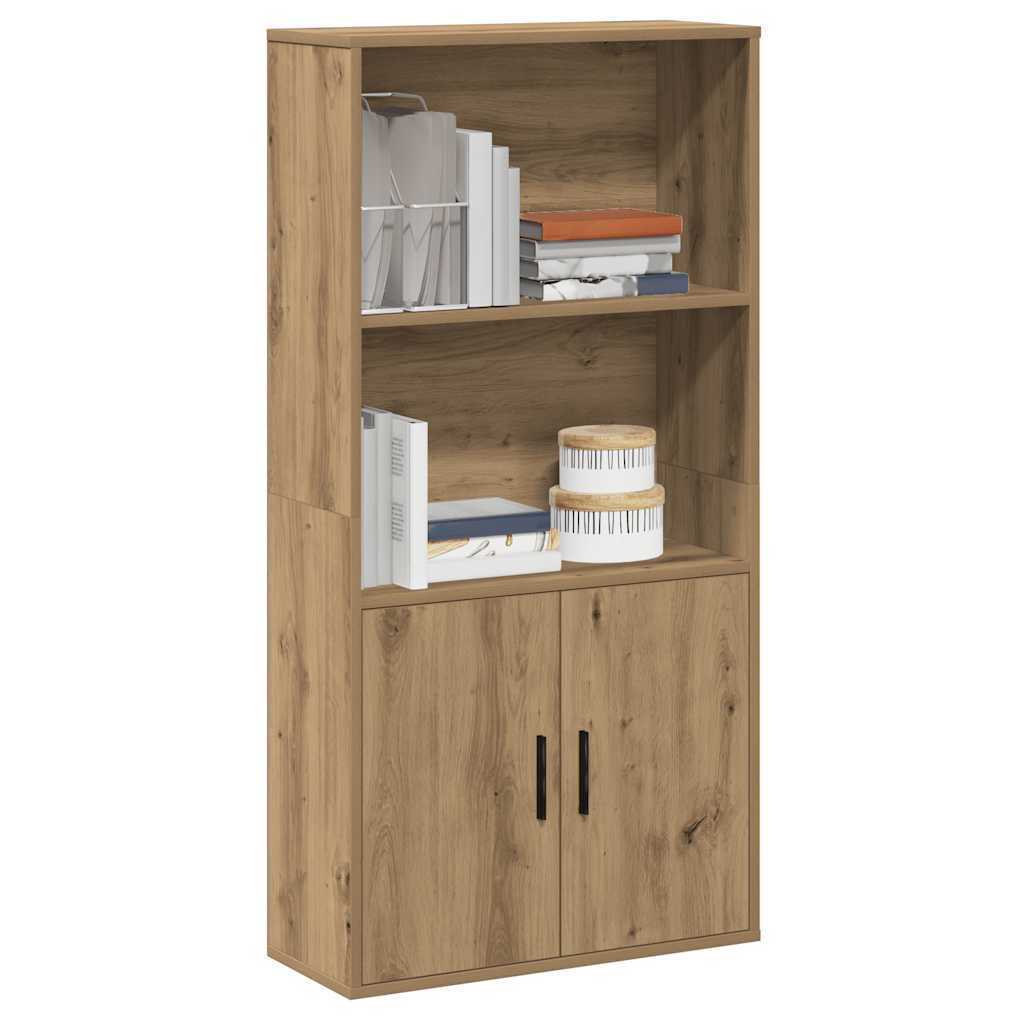 Libreria Rovere Artigianale 60x24x120 cm in Truciolato | homemem39