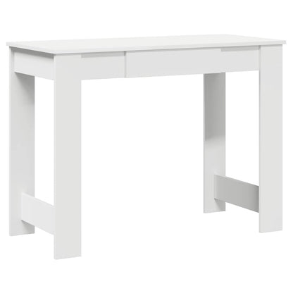 Scrivania Bianca 100x45x75 cm in Legno Multistrato