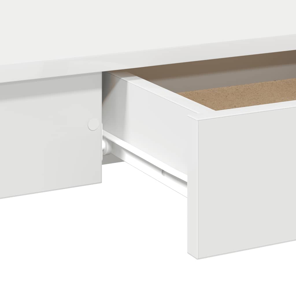 Scrivania Bianca 100x45x75 cm in Legno Multistrato