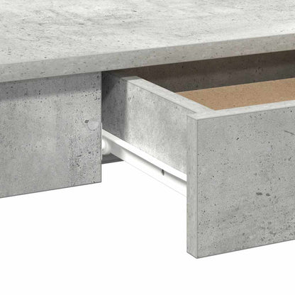 Scrivania Grigio Cemento 100x45x75 cm in Legno Multistrato | homemem39