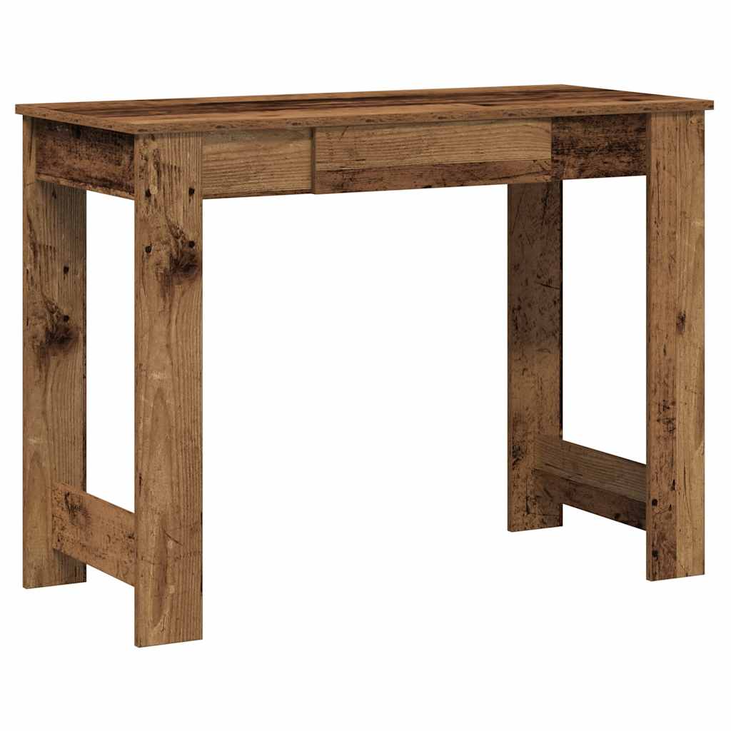 Scrivania Legno Vecchio 100x45x75 cm in Legno Multistrato | homemem39