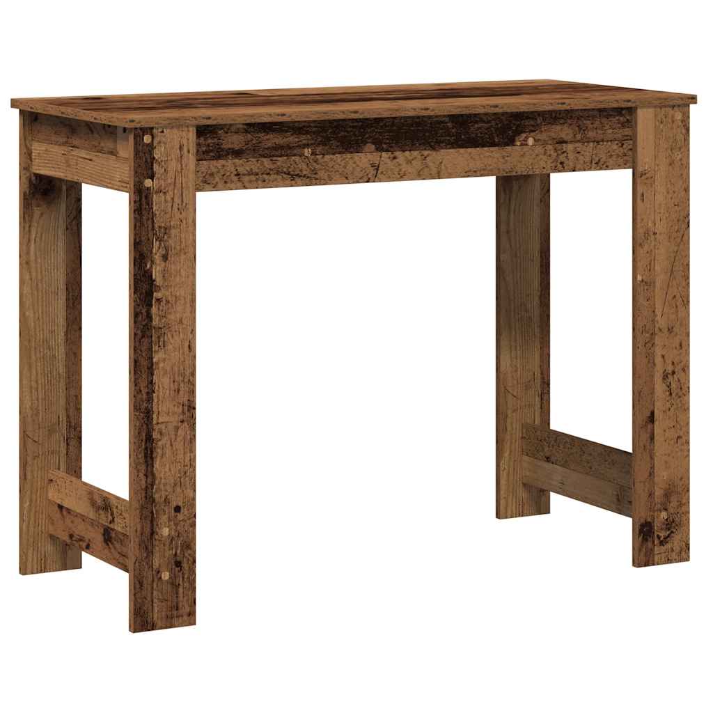 Scrivania Legno Vecchio 100x45x75 cm in Legno Multistrato | homemem39