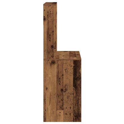 Scrivania Mensole Legno Vecchio 100x45x140 cm Legno Multistrato - homemem39