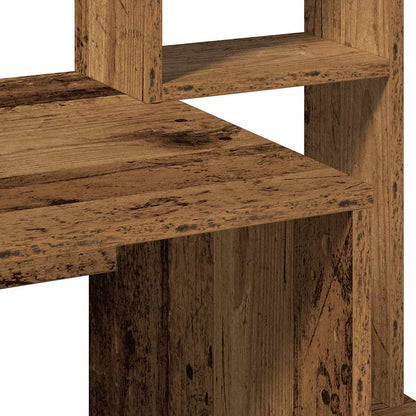 Scrivania Mensole Legno Vecchio 100x45x140 cm Legno Multistrato - homemem39