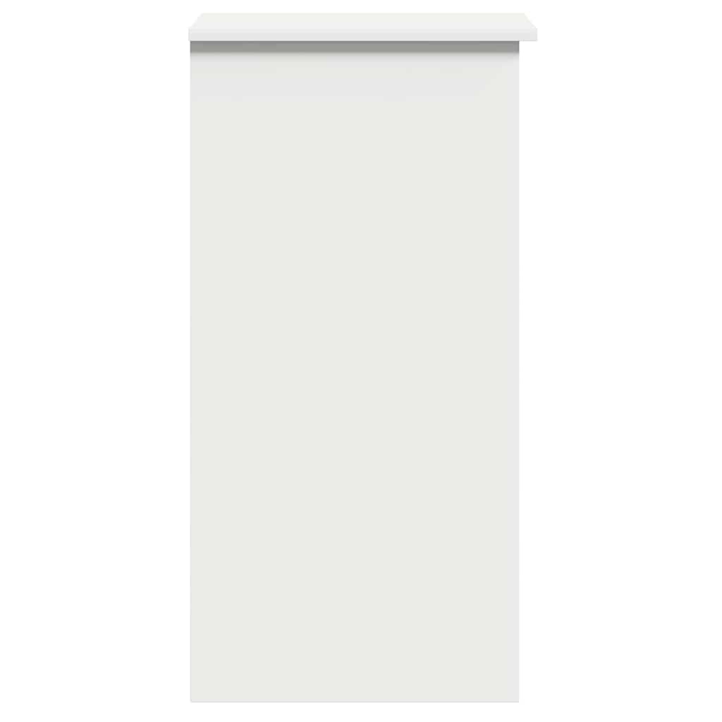Scrivania con Mensole Bianca 84x40x78 cm in Legno Multistrato | homemem39