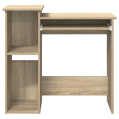 Scrivania e Ripiani Rovere Sonoma 84x40x78 cm Legno Multistrato - homemem39