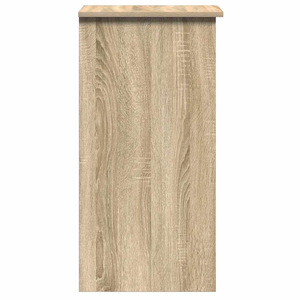Scrivania e Ripiani Rovere Sonoma 84x40x78 cm Legno Multistrato - homemem39