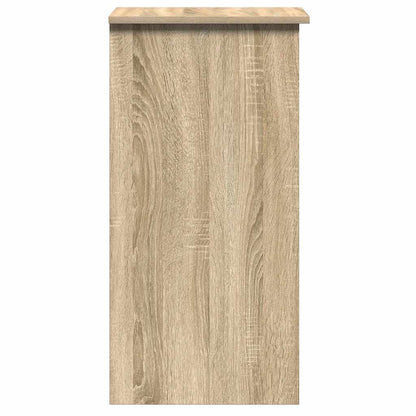 Scrivania e Ripiani Rovere Sonoma 84x40x78 cm Legno Multistrato - homemem39