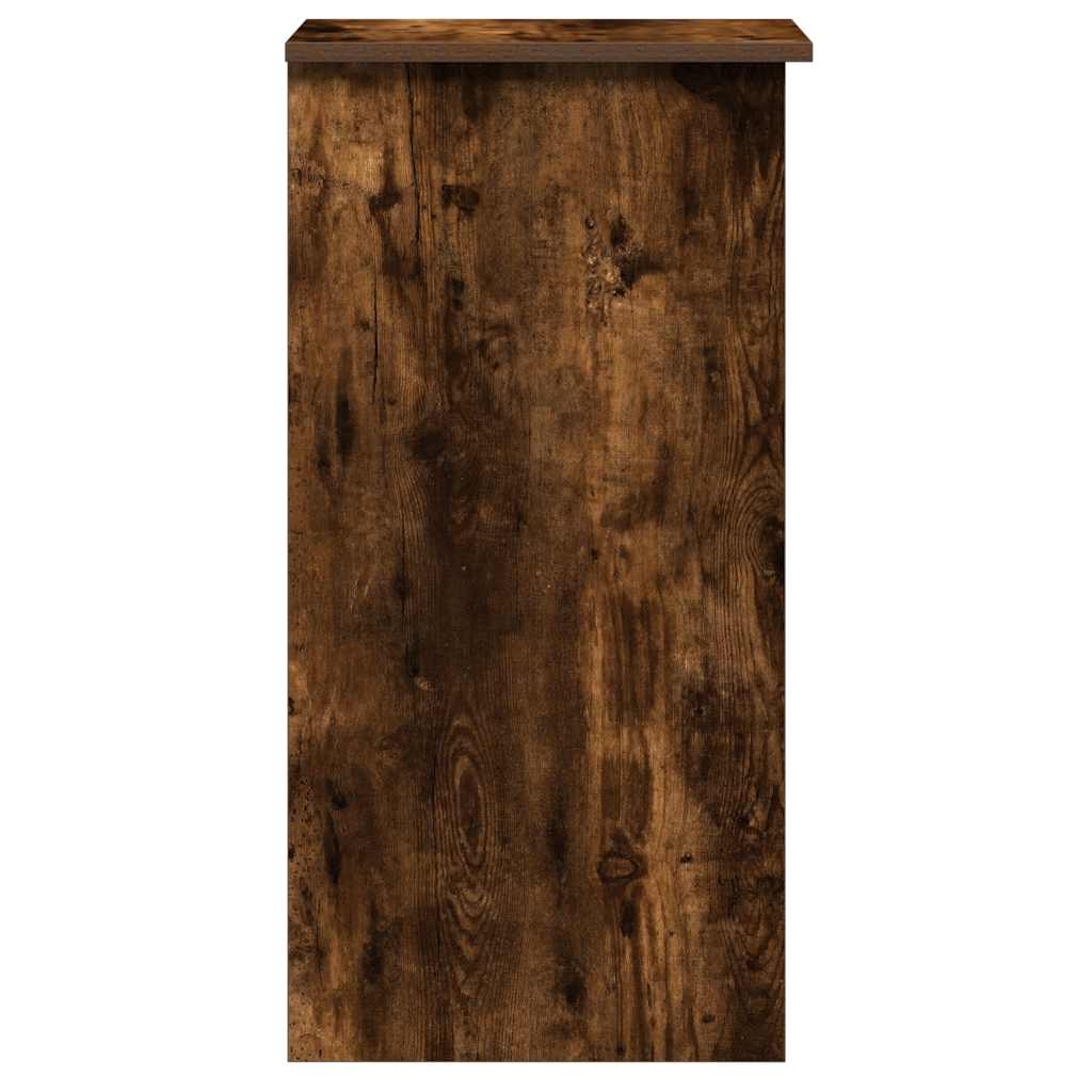 Scrivania Mensole Rovere Fumo 84x40x78 cm Legno Multistrato | homemem39