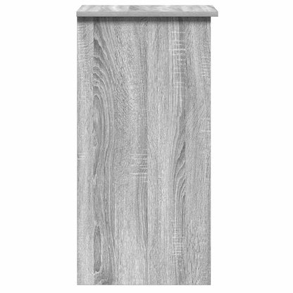Scrivania Mensole Grigio Sonoma 84x40x78 cm Legno Multistrato - homemem39
