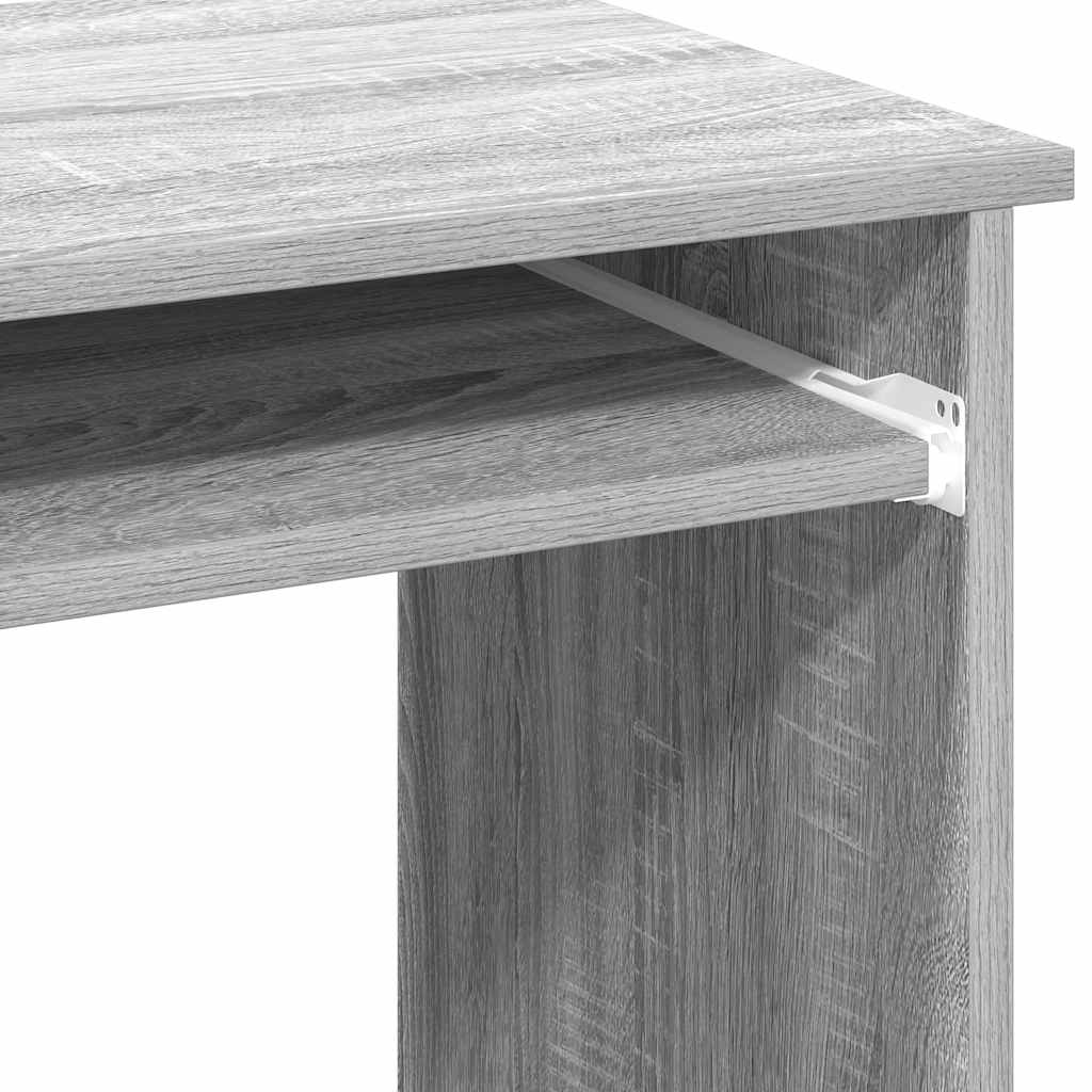Scrivania Mensole Grigio Sonoma 84x40x78 cm Legno Multistrato | homemem39