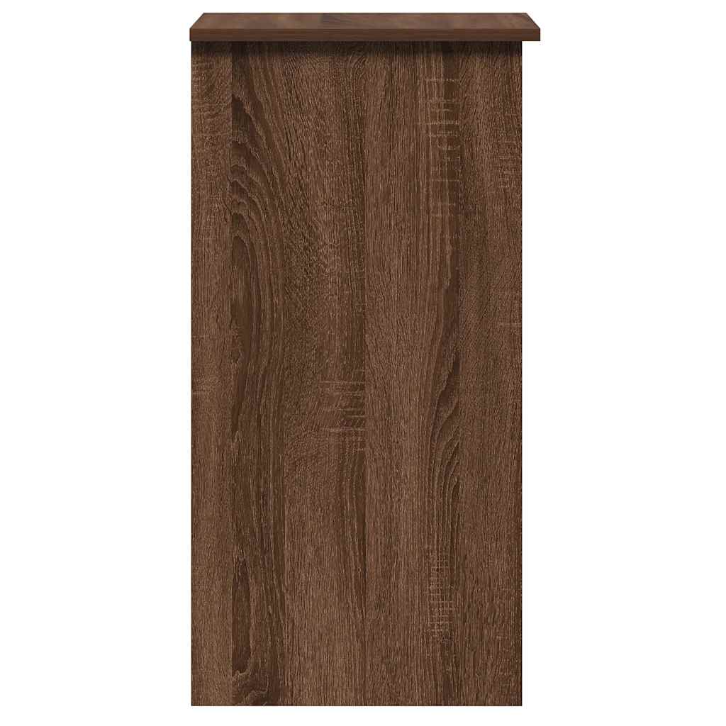 Scrivania Mensole Rovere Marrone 84x40x78 cm Legno Multistrato | homemem39