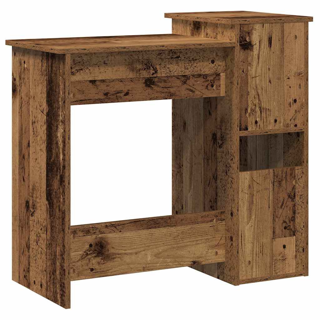 Scrivania Mensole Legno Vecchio 84x40x78 cm Legno Multistrato - homemem39