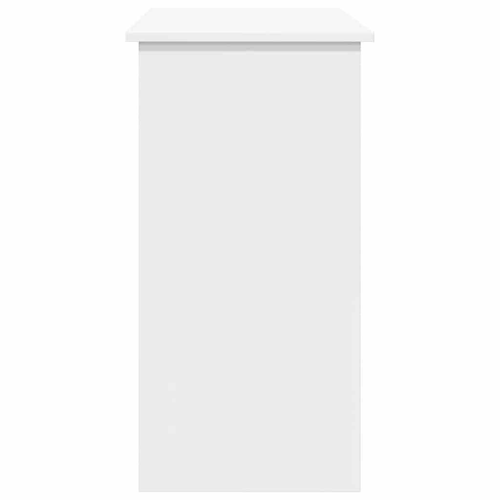 Scrivania Bianca 80x40x75 cm in Legno Multistrato - homemem39