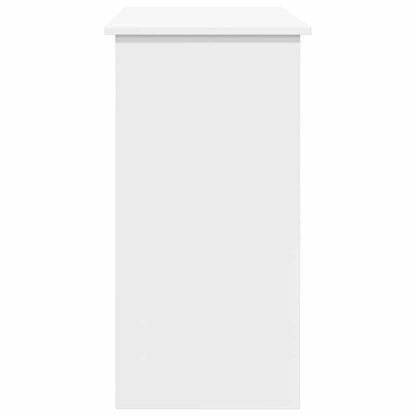 Scrivania Bianca 80x40x75 cm in Legno Multistrato - homemem39
