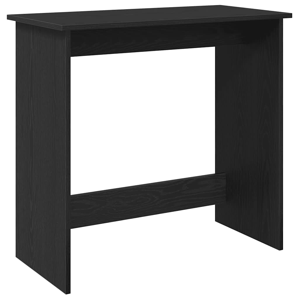Scrivania Nera 80x40x75 cm in Legno Multistrato | homemem39