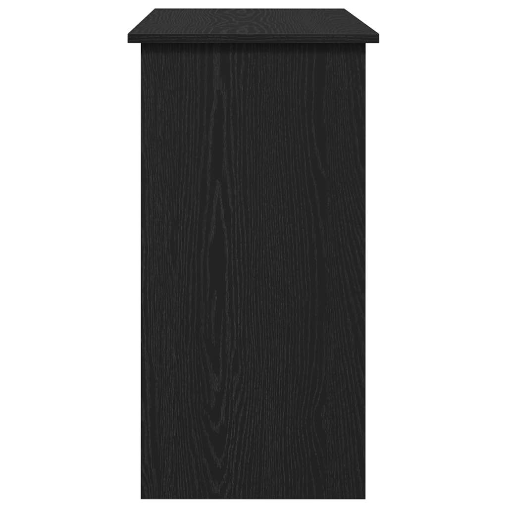 Scrivania Nera 80x40x75 cm in Legno Multistrato | homemem39