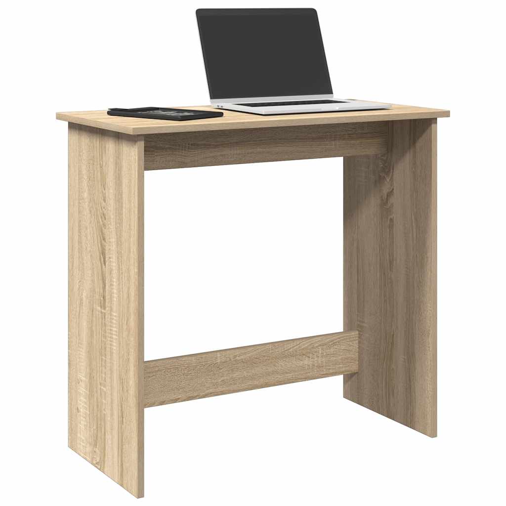 Scrivania Rovere Sonoma 80x40x75 cm in Legno Multistrato | homemem39