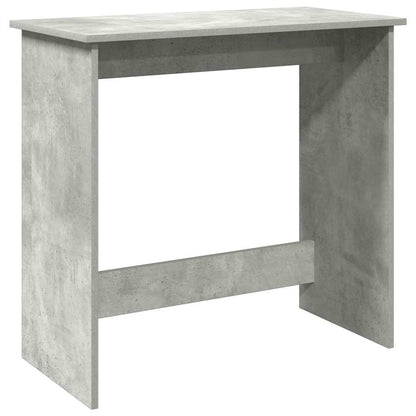 Scrivania Grigio Cemento 80x40x75 cm in Legno Multistrato | homemem39