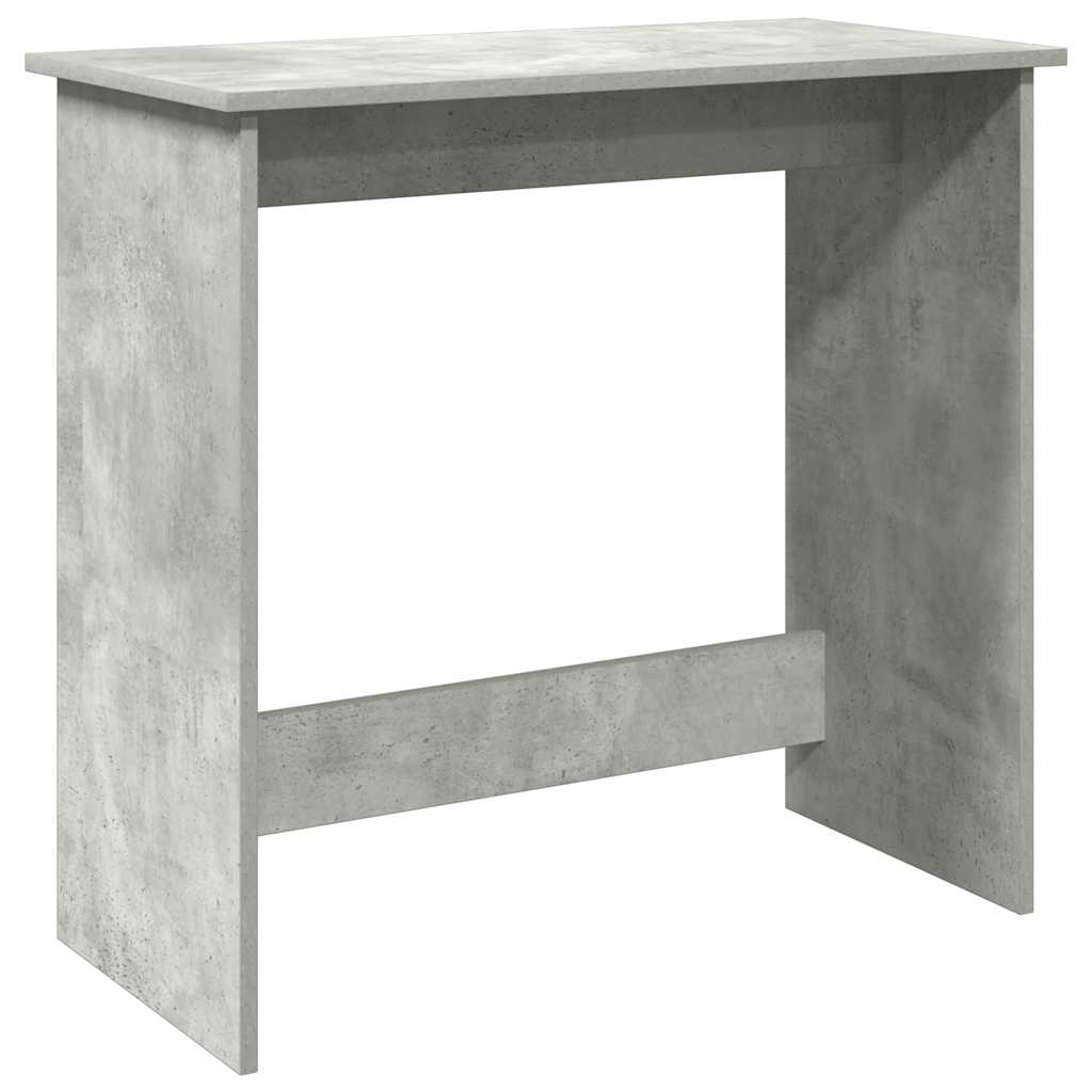 Scrivania Grigio Cemento 80x40x75 cm in Legno Multistrato - homemem39