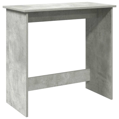Scrivania Grigio Cemento 80x40x75 cm in Legno Multistrato - homemem39