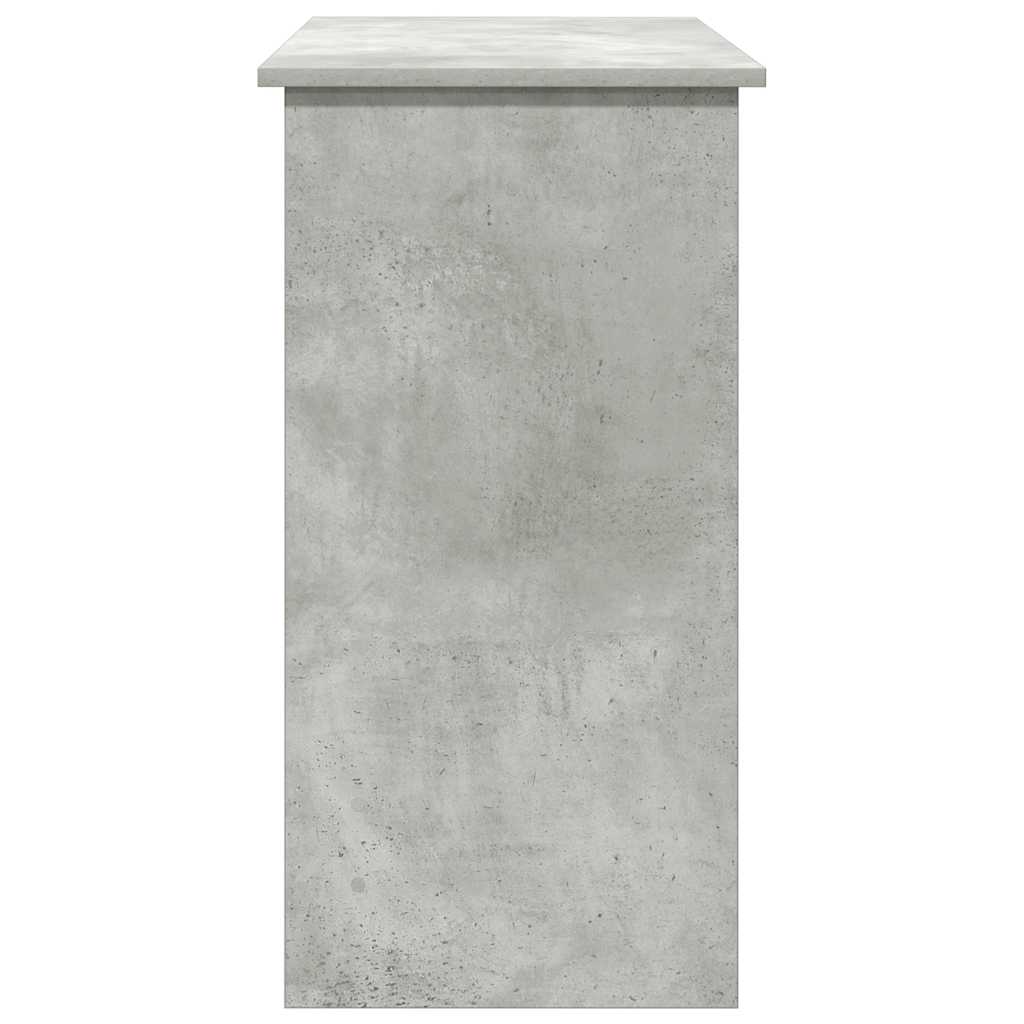 Scrivania Grigio Cemento 80x40x75 cm in Legno Multistrato - homemem39