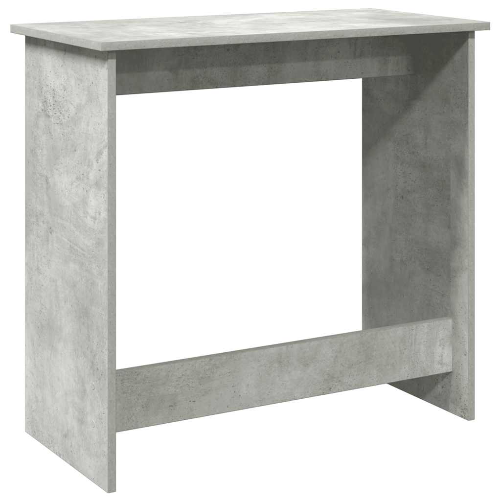 Scrivania Grigio Cemento 80x40x75 cm in Legno Multistrato | homemem39