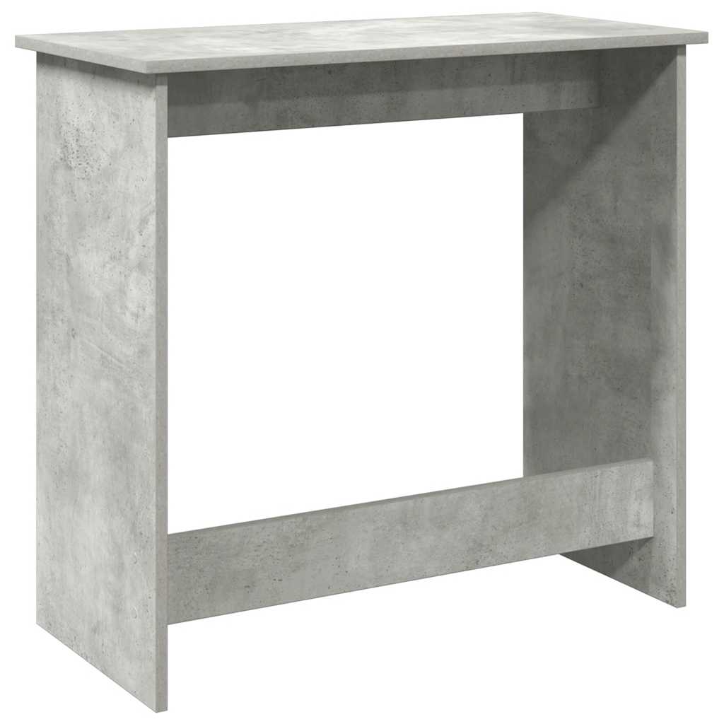 Scrivania Grigio Cemento 80x40x75 cm in Legno Multistrato - homemem39