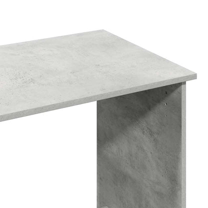 Scrivania Grigio Cemento 80x40x75 cm in Legno Multistrato - homemem39