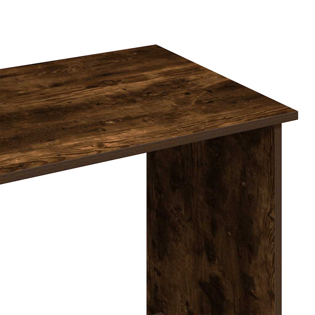 Scrivania Rovere Fumo 80x40x75 cm in Legno Multistrato - homemem39