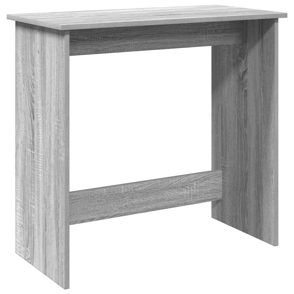 Scrivania Grigio Sonoma 80x40x75 cm in Legno Multistrato - homemem39