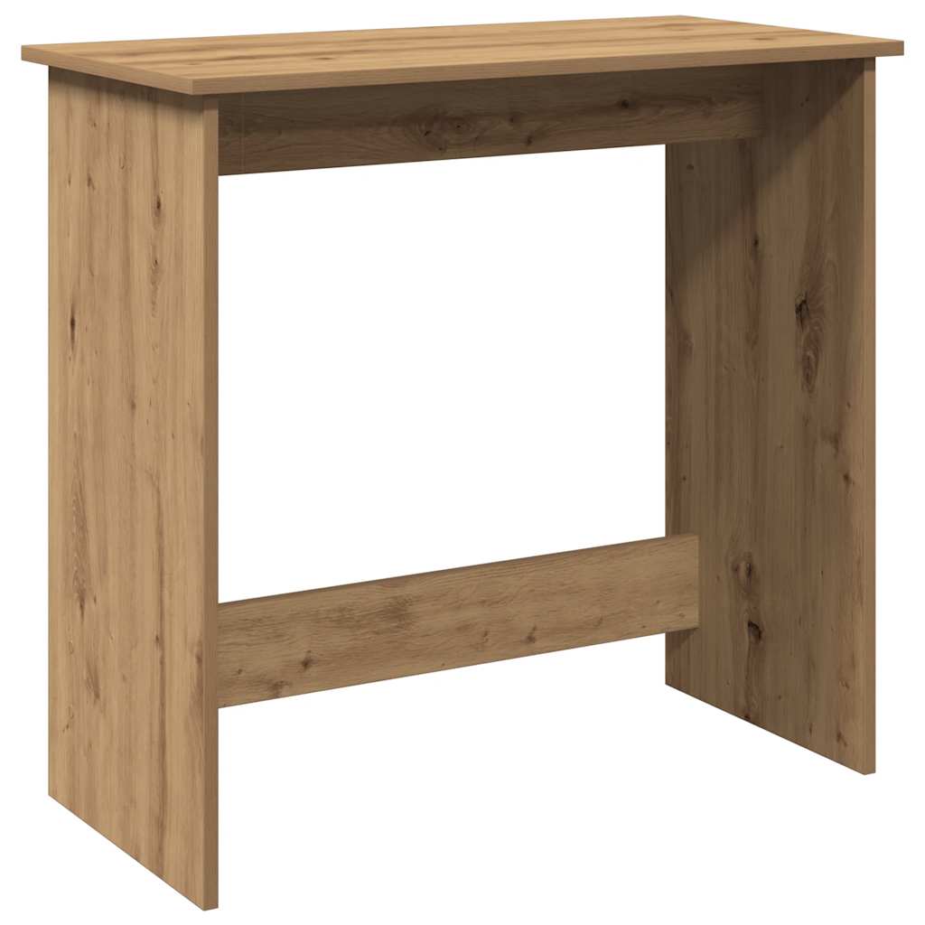 Scrivania Rovere Artigianale 80x40x75 cm in Legno Multistrato | homemem39