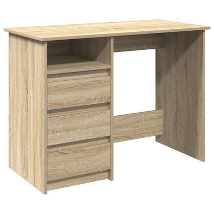 Scrivania Rovere Sonoma 102x50x75 cm in Legno Multistrato | homemem39