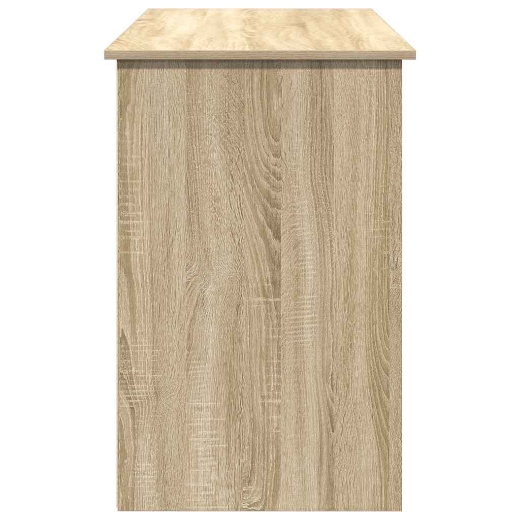 Scrivania Rovere Sonoma 102x50x75 cm in Legno Multistrato - homemem39