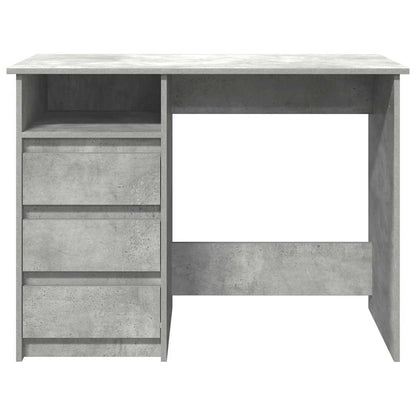 Scrivania Grigio Cemento 102x50x75 cm in Legno Multistrato | homemem39