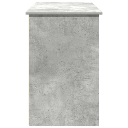 Scrivania Grigio Cemento 102x50x75 cm in Legno Multistrato | homemem39