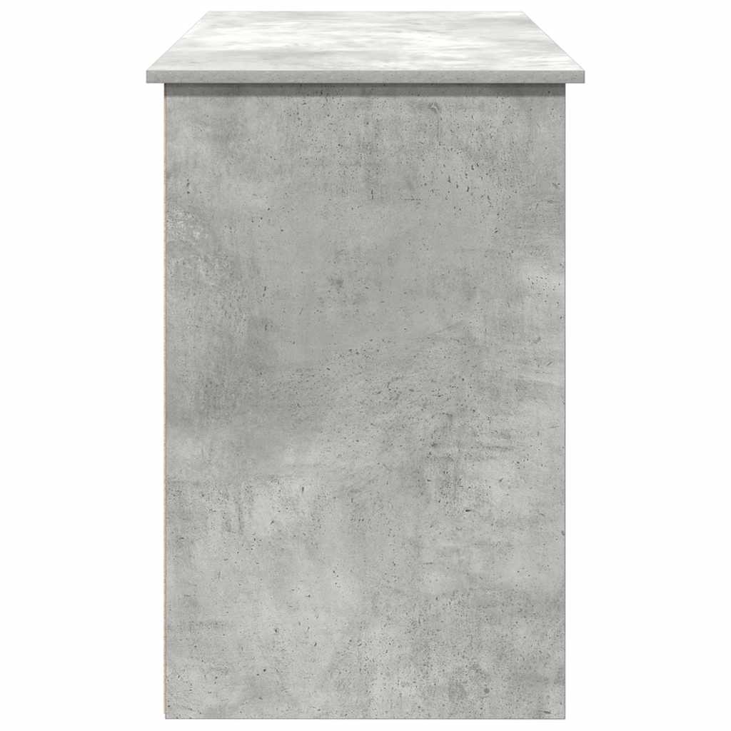 Scrivania Grigio Cemento 102x50x75 cm in Legno Multistrato - homemem39