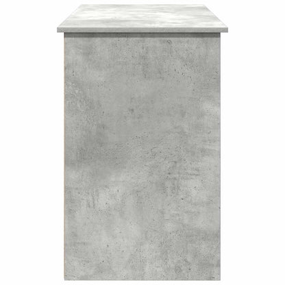 Scrivania Grigio Cemento 102x50x75 cm in Legno Multistrato - homemem39