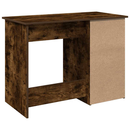 Scrivania Rovere Fumo 102x50x75 cm in Legno Multistrato - homemem39