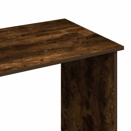 Scrivania Rovere Fumo 102x50x75 cm in Legno Multistrato | homemem39